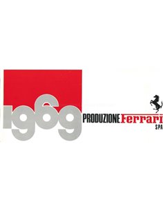 1969 FERRARI PRODUZIONE PROSPEKT 27/68