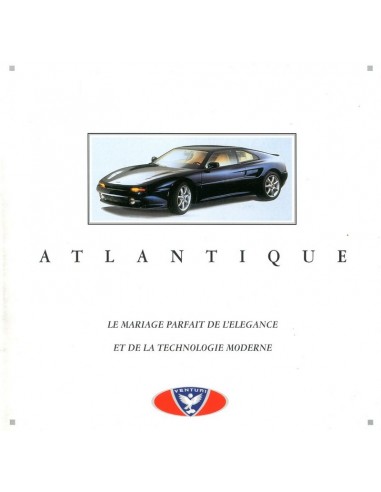 1994 VENTURI ATLANTIQUE BROCHURE FRANS