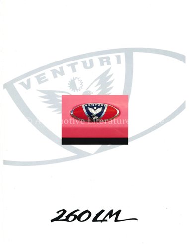 1993 VENTURI 260 LM BROCHURE