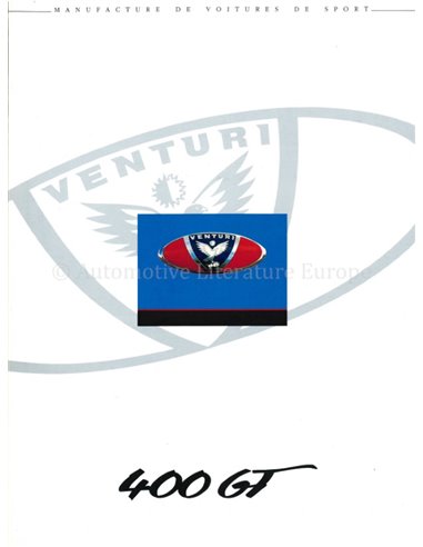 1994 VENTURI 400 GT BROCHURE FRENCH