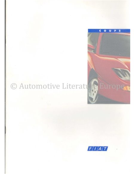 1995 FIAT COUPE BROCHURE ENGLISH