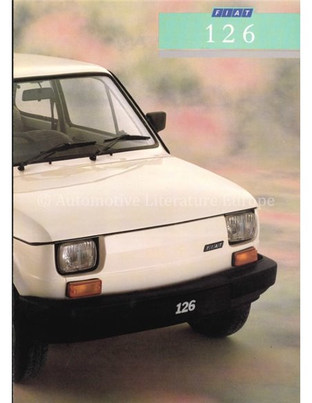 1987 FIAT 126 BROCHURE ITALIAN