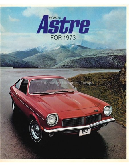 1973 PONTIAC ASTRE BROCHURE ENGELS