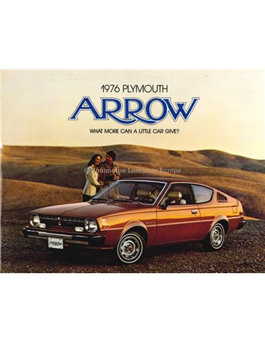 1976 PLYMOUTH ARROW BROCHURE ENGLISH
