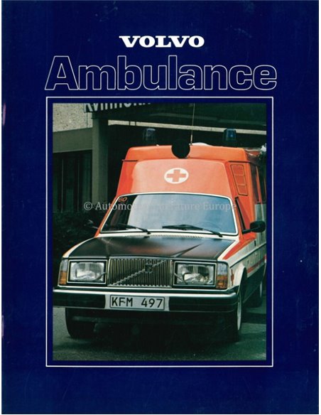 1979 VOLVO AMBULANCE BROCHURE ENGELS
