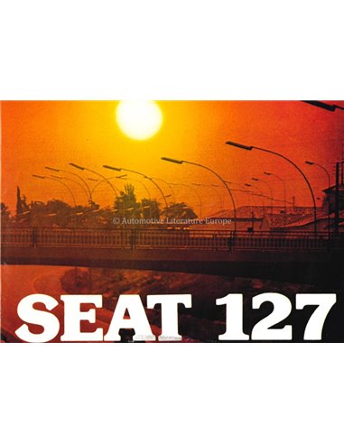 1980 SEAT 127 BROCHURE SPAANS