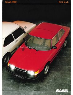 1983 SAAB 900 GLI BROCHURE ZWEEDS