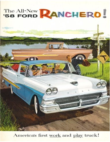 1957 FORD RANCHERO BROCHURE ENGLISH