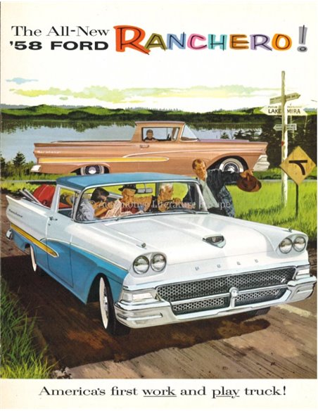 1957 FORD RANCHERO BROCHURE ENGLISH