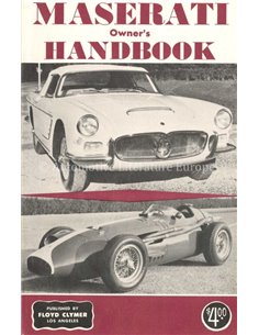 MASERATI OWNERS HANDBOOK - HANS TANNER 