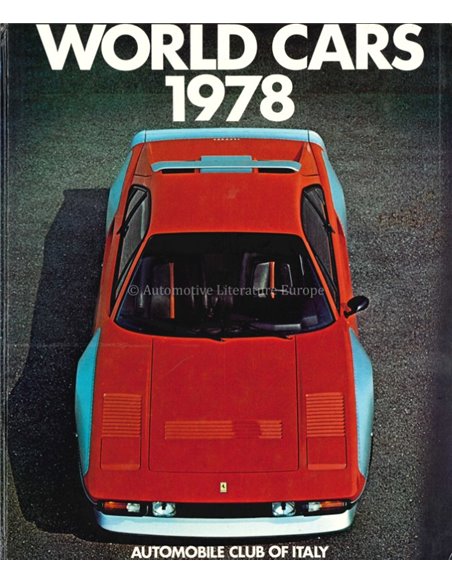 1978 WORLD CARS - AUTOMOBILE CLUB OF ITALY - BOEK