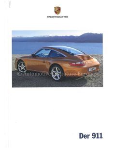 2007 PORSCHE 911 CARRERA & TARGA HARDCOVER BROCHURE GERMAN