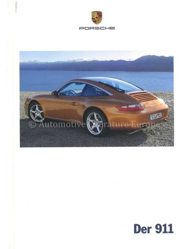2007 PORSCHE 911 CARRERA & TARGA HARDCOVER PROSPEKT DEUTSCH