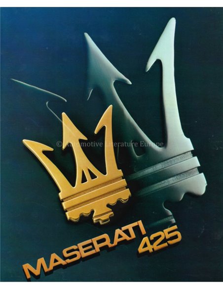 1985 MASERATI 425 BROCHURE ITALIAN