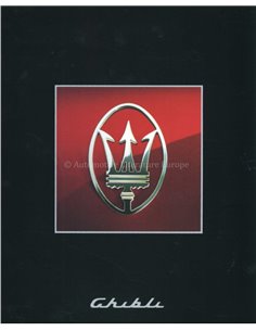 1994 MASERATI GHIBLI BROCHURE ITALIAN