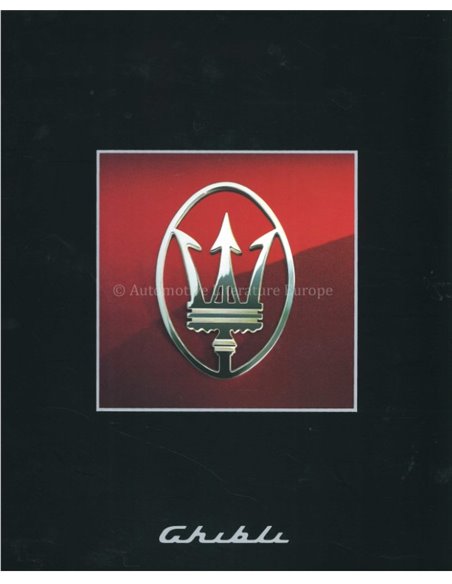 1994 MASERATI GHIBLI BROCHURE ITALIAANS
