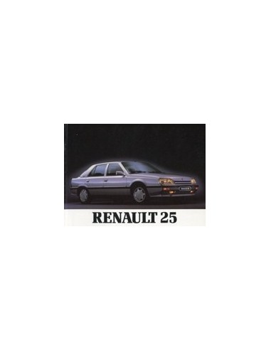 1988 RENAULT 25 INSTRUCTIEBOEKJE DUITS