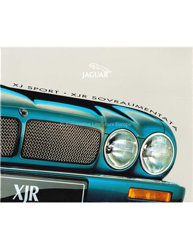 1996 JAGUAR XJ SPORT / XJR SUPERCHARGED BROCHURE ITALIAN