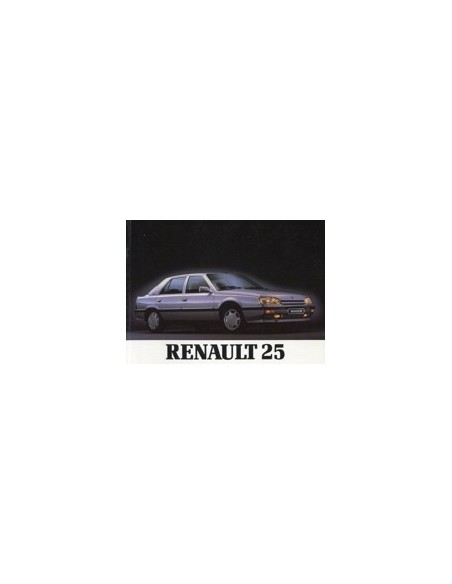 1988 RENAULT 25 INSTRUCTIEBOEKJE DUITS