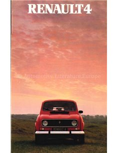 1982 RENAULT 4 VAN BROCHURE DUTCH
