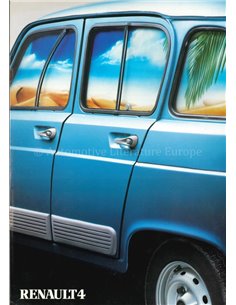 1985 RENAULT 4 BROCHURE GERMAN