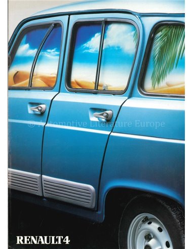 1985 RENAULT 4 BROCHURE DUITS