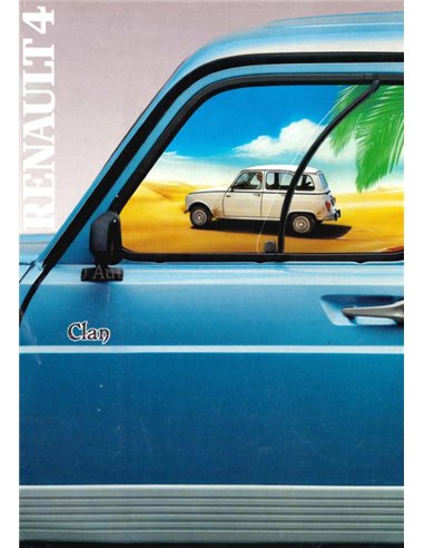 1987 RENAULT 4 BROCHURE FRENCH