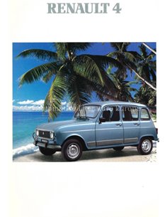 1990 RENAULT 4 BROCHURE NEDERLANDS