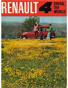 1964 RENAULT 4 PROSPEKT NIEDERLÄNDISCH