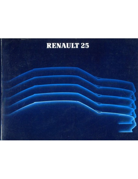 1985 RENAULT 25 INSTRUCTIEBOEKJE NEDERLANDS