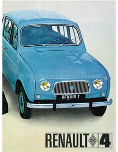 1966 RENAULT 4 PROSPEKT NIEDERLÄNDISCH