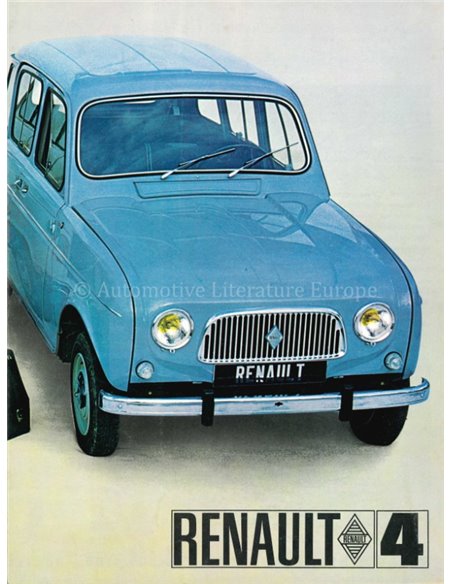 1966 RENAULT 4 BROCHURE DUTCH