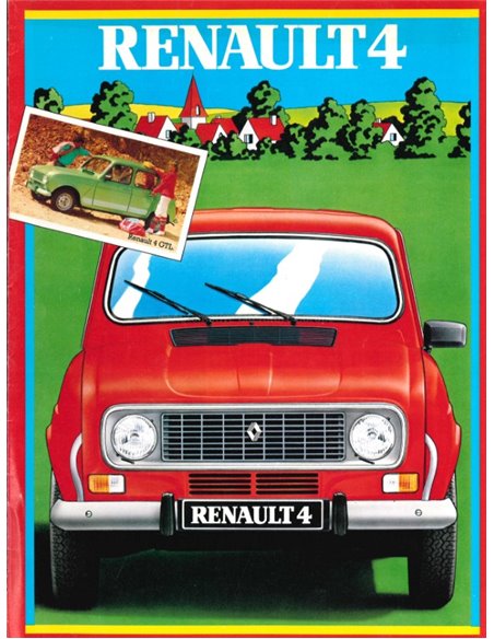 1983 RENAULT 4 BROCHURE FRENCH