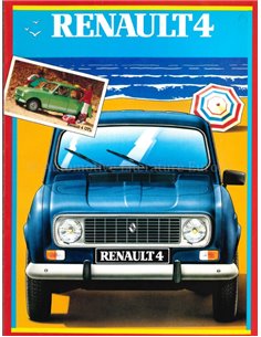 1983 RENAULT 4 BROCHURE DUITS