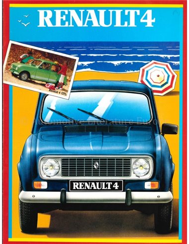 1983 RENAULT 4 BROCHURE FRENCH