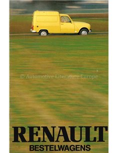 1980 RENAULT 4 BESTELWAGENS PROSPEKT NIEDERLÄNDISCH