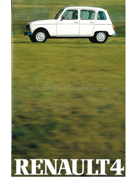 1981 RENAULT 4 BROCHURE DUTCH