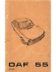 1970 DAF 55 COUPÉ INSTRUCTIEBOEKJE NEDERLANDS