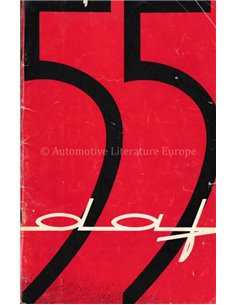 1968 DAF 55 INSTRUCTIEBOEKJE NEDERLANDS