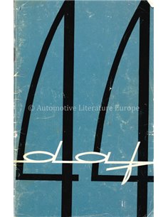 1967 DAF 44 OWNERS MANUAL DUTCH
