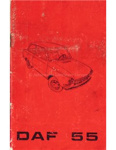 1970 DAF 55 OWNERS MANUAL DUTCH