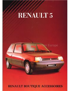 1984 RENAULT 5 PROSPEKT NIEDERLÄNDISCH