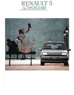 1989 RENAULT 5 COSMOPOLITAN  BROCHURE NEDERLANDS