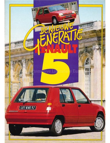 1987 RENAULT 5 PROSPEKT NIEDERLÄNDISCH