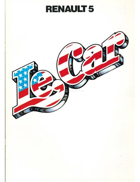 1985 RENAULT 5 BROCHURE NEDERLANDS