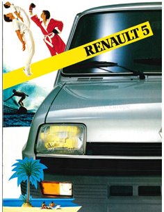 1983 RENAULT 5 PROSPEKT NIEDERLÄNDISCH
