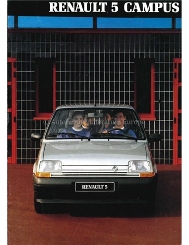 1990 RENAULT 5 CAMPUS BROCHURE NEDERLANDS