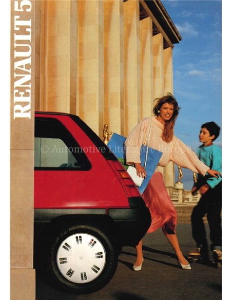 1986 RENAULT 5 BROCHURE FRANS