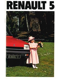 1981 RENAULT 5 BROCHURE DUTCH