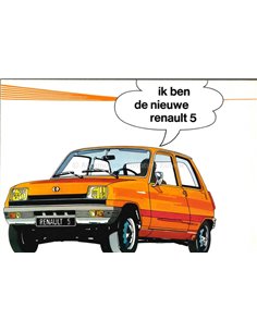1973 RENAULT 5 PROSPEKT NIEDERLÄNDSICH